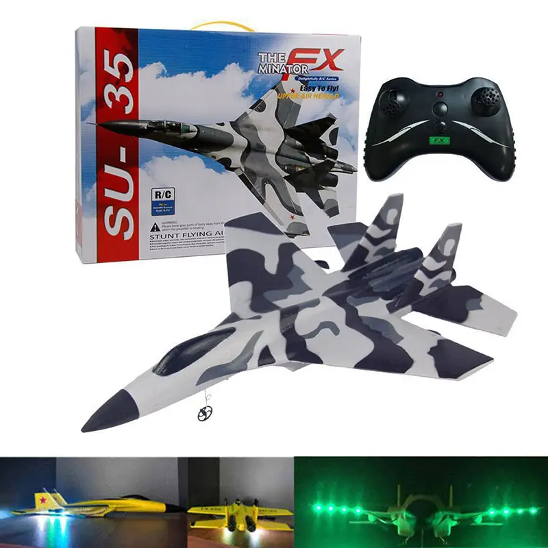 Hot SU-35 RC Remote Control Airplane 2.4G Remote Control Fighter Hobby Plane Glider Airplane EPP Foam Toys RC Plane With Light
Hot SU-35 RC Remote Control Airplane 2.4G Remote Control Fighter Hobby Plane Glider Airplane EPP Foam Toys RC Plane With Light