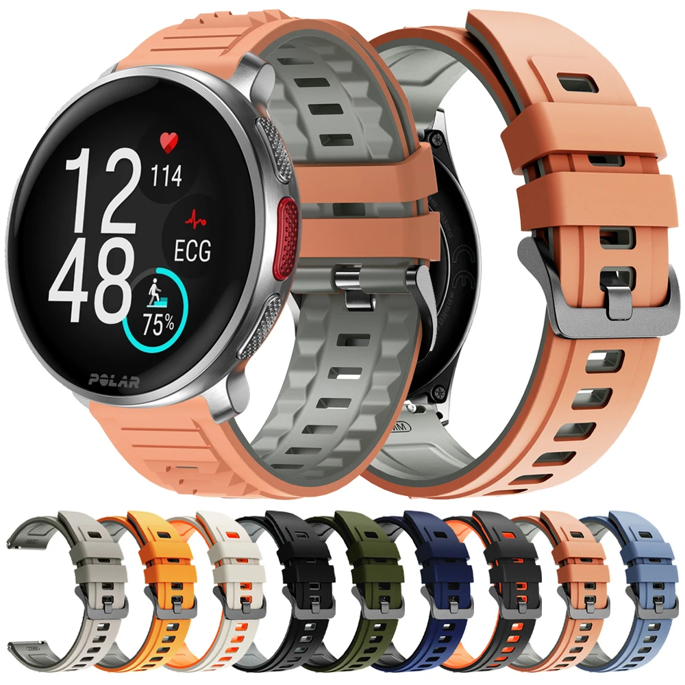 Силиконовый ремешок 22 мм для часов POLAR Vantage M3 M2 M V3 Grit X Pro Titan, ремешки для часов COROS APEX 4 42 мм/APEX 2 Pro/PACE 3 4, браслет-ремень
Силиконовый ремешок 22 мм для часов POLAR Vantage M3 M2 M V3 Grit X Pro Titan, ремешки для часов COROS APEX 4 42 мм/APEX 2 Pro/PACE 3 4, браслет-ремень
