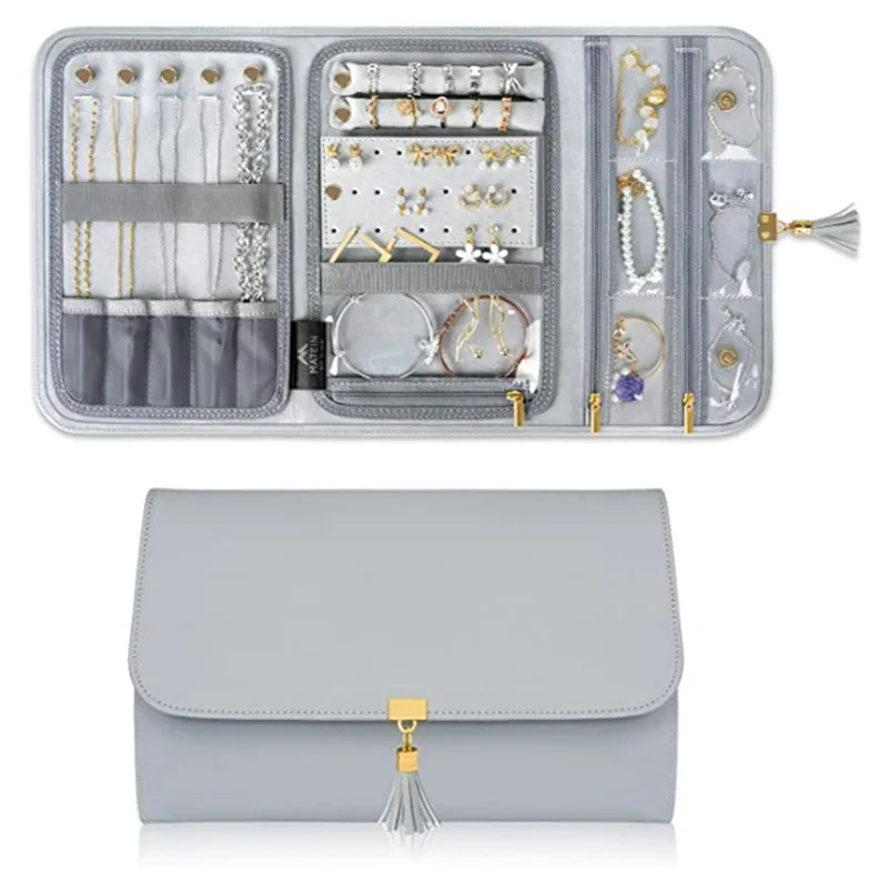 Foldable Jewelry Bag Portable Travel Necklace Jewelry Earrings Accessories Storage Organizer Lady Handbags Women PU Leather Bags
Foldable Jewelry Bag Portable Travel Necklace Jewelry Earrings Accessories Storage Organizer Lady Handbags Women PU Leather Bags