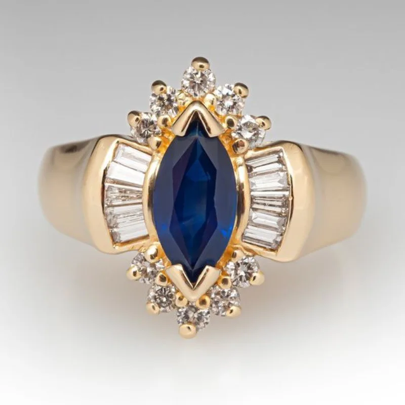 Huajie Gold Color Cut Marquise Blue Zirconia Rings for Exquisite Women Vintage Banquet Evening Elegant Ring Jewelry Trend
Huajie Gold Color Cut Marquise Blue Zirconia Rings for Exquisite Women Vintage Banquet Evening Elegant Ring Jewelry Trend