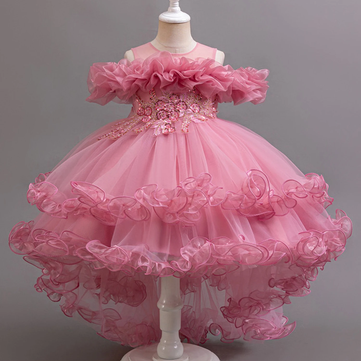 AmyStylish Toddler 2-10 Years Little Girls Ruffled High-Low Flower Girl Birthday Party Graduation Ceremony Pageant Easter Dress
AmyStylish Toddler 2-10 Years Little Girls Ruffled High-Low Flower Girl Birthday Party Graduation Ceremony Pageant Easter Dress