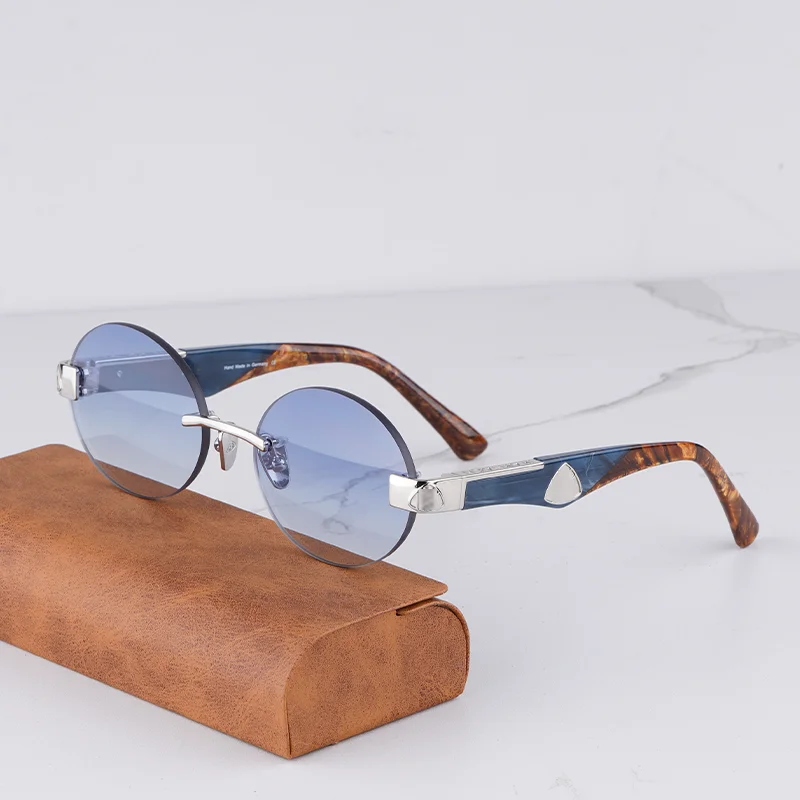 INS Fashion Round Rimless Sunglases for Male Classic THE MAGIC II Sliver Sunnies Men 2024 Top Quality Acetate Solar Glasses
INS Fashion Round Rimless Sunglases for Male Classic THE MAGIC II Sliver Sunnies Men 2024 Top Quality Acetate Solar Glasses