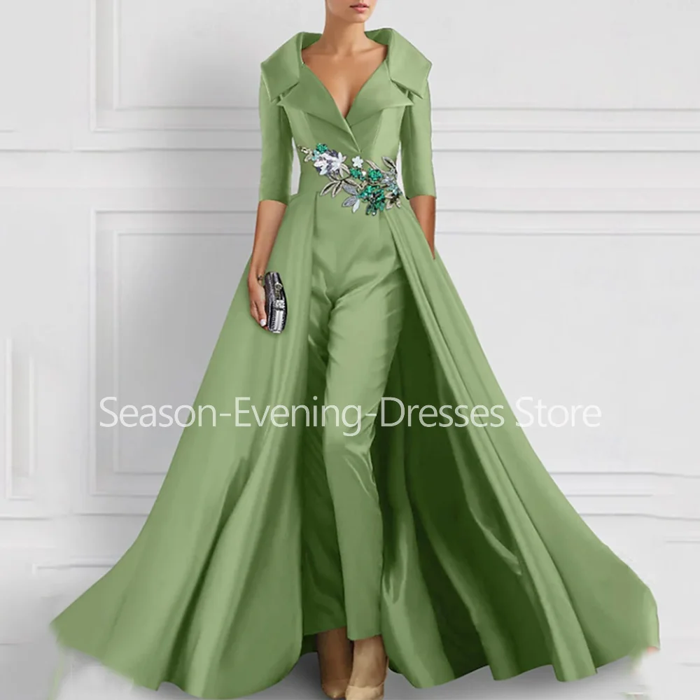 Customized New In Elegant Pantsuits Mother of the Bride Dresses Satin Floor-Length Wedding Guest Party Groom Dress 2026
Customized New In Elegant Pantsuits Mother of the Bride Dresses Satin Floor-Length Wedding Guest Party Groom Dress 2026