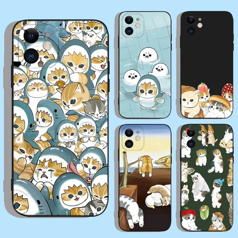 Shark Hat Mofusand Cat Phone Case For iPhone 16,15,14,13,12,11,XS,XR,X,8,7,Pro,Max,Plus,mini Silicone Black Cover
Shark Hat Mofusand Cat Phone Case For iPhone 16,15,14,13,12,11,XS,XR,X,8,7,Pro,Max,Plus,mini Silicone Black Cover