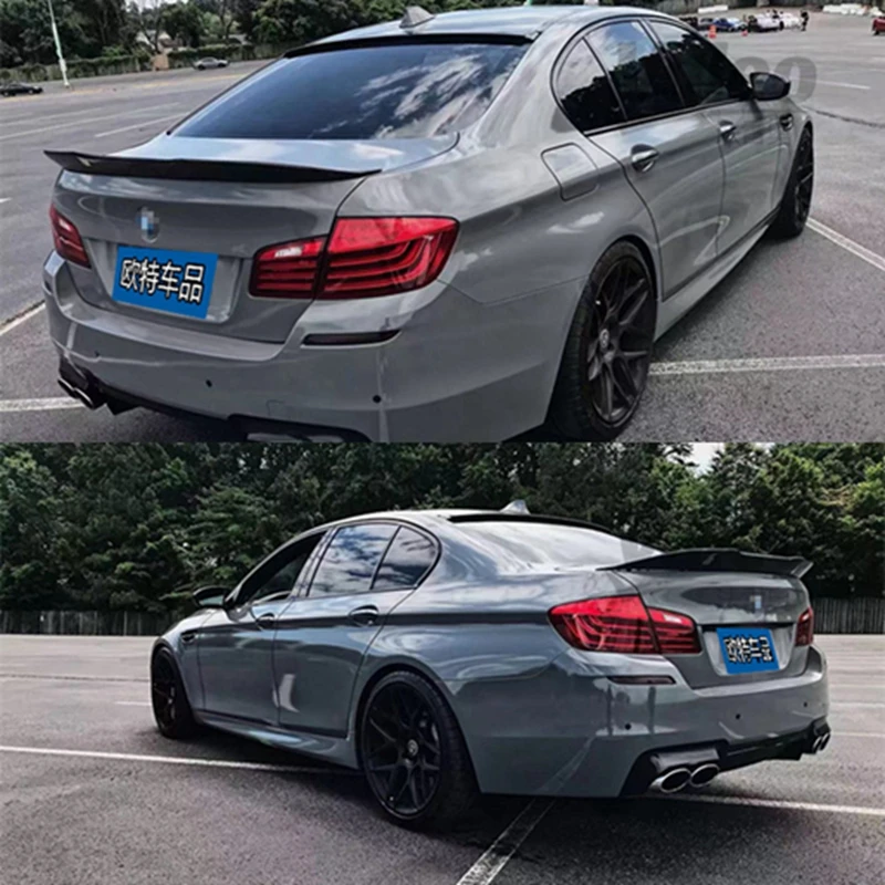 FOR BMW 5 Series F10 F18/F10 M5 Sedan PSM Style Carbon fiber Rear Spoiler Trunk wing 2009-2017 FRP Glossy black Forged carbon
FOR BMW 5 Series F10 F18/F10 M5 Sedan PSM Style Carbon fiber Rear Spoiler Trunk wing 2009-2017 FRP Glossy black Forged carbon