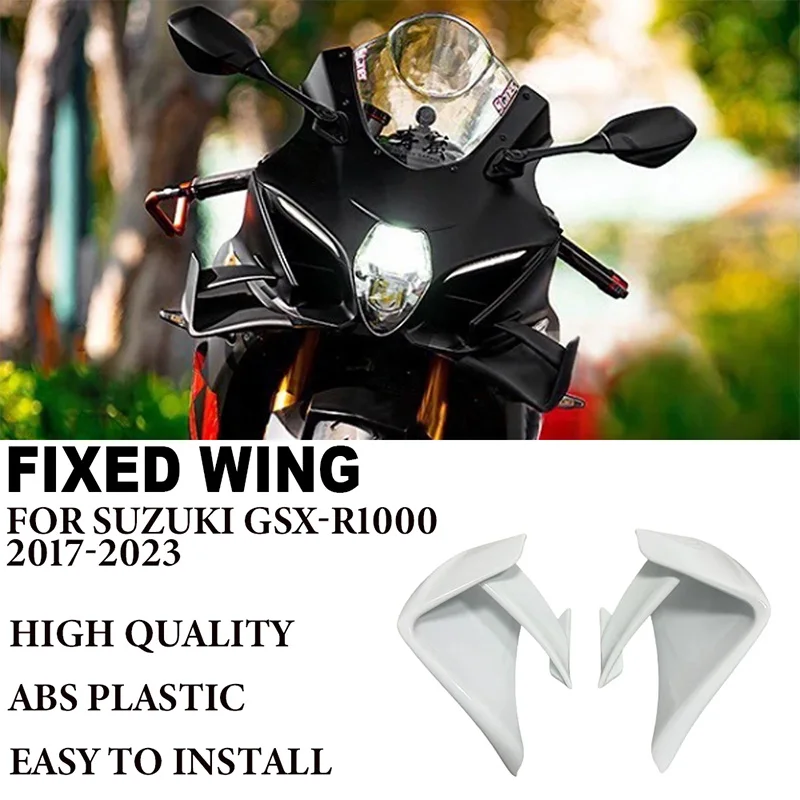 For Suzuki GSX-R1000 GSXR1000 2017 2018 2019 2020 2021 2022 2023 ABS Motorcycle Side Wing Aileron Aerodynamic Fixed Wing Spoiler
For Suzuki GSX-R1000 GSXR1000 2017 2018 2019 2020 2021 2022 2023 ABS Motorcycle Side Wing Aileron Aerodynamic Fixed Wing Spoiler