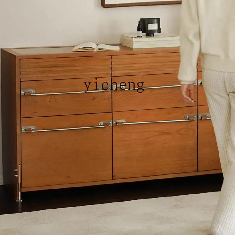 French Retro Solid Wood Chest of Drawers Vintage Style Sideboard Solid Wood Modern Minimalist Storage Bedside Cabinet
French Retro Solid Wood Chest of Drawers Vintage Style Sideboard Solid Wood Modern Minimalist Storage Bedside Cabinet