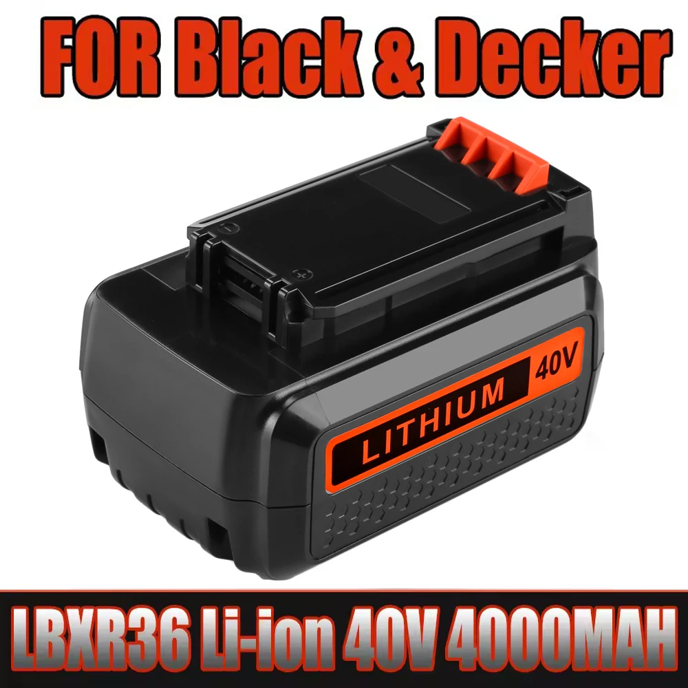 Новый литий-ионный аккумулятор 40 В, 4000 мАч для Black Decker LBXR36 BL2036 LBX2040 LST136 LST420, аксессуары для электроинструментов, аккумулятор
Новый литий-ионный аккумулятор 40 В, 4000 мАч для Black Decker LBXR36 BL2036 LBX2040 LST136 LST420, аксессуары для электроинструментов, аккумулятор
