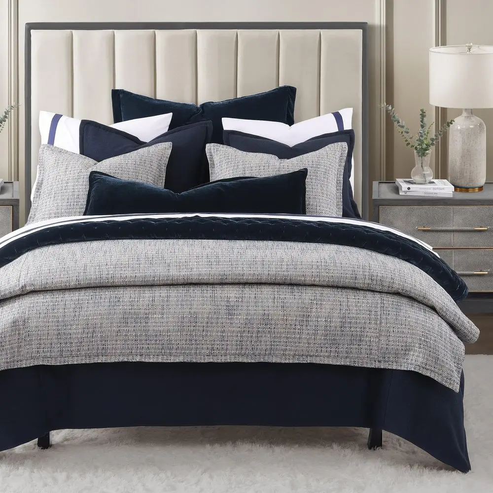 Accents Tweed Textured 3 Piece Queen Duvet Cover Set, Blue Woven Warm Textured Bed Set, Modern Rustic Classic Traditional Cozy
Accents Tweed Textured 3 Piece Queen Duvet Cover Set, Blue Woven Warm Textured Bed Set, Modern Rustic Classic Traditional Cozy