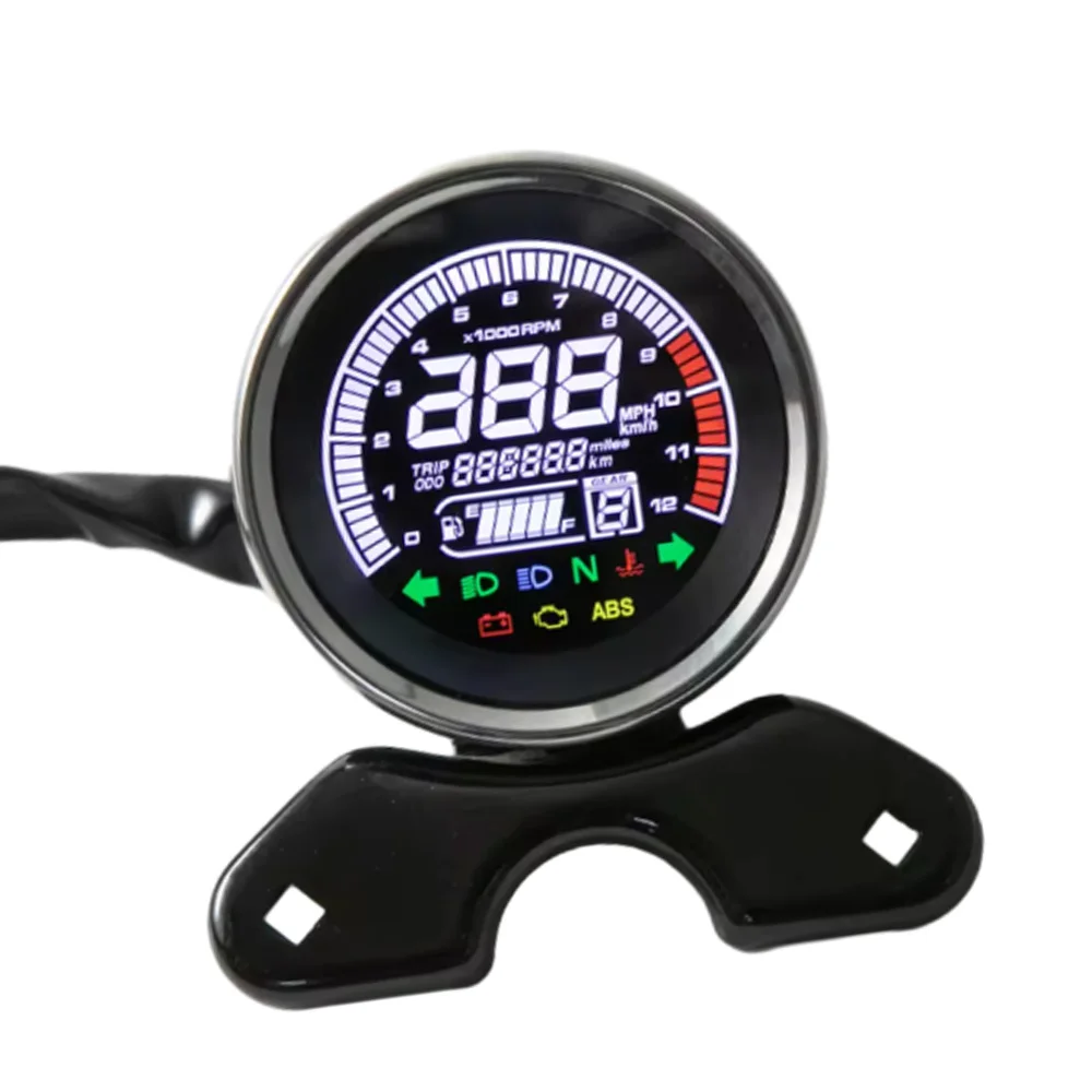 12V Universal Motorcycle Digital Speedometer Tachometer Meter LCD Gauge With LED Backlight Odometer Fuel Temp Display
12V Universal Motorcycle Digital Speedometer Tachometer Meter LCD Gauge With LED Backlight Odometer Fuel Temp Display