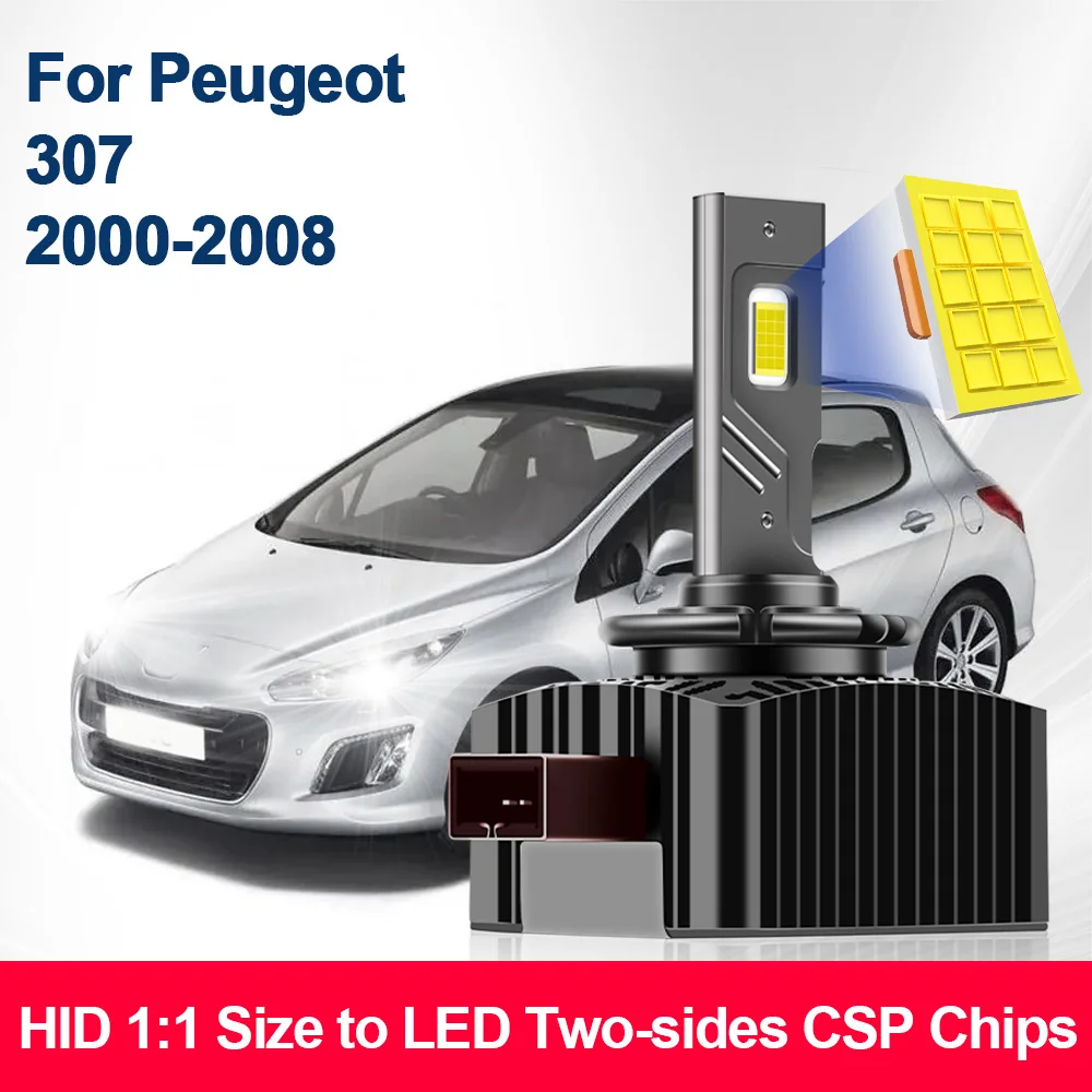 Для Peugeot 307 2000-2008 светодиодные фары Canbus HID D1S для турболампы, двусторонние чипы CSP 6000K 55 Вт 110 Вт 30000LM Plug & Play
Для Peugeot 307 2000-2008 светодиодные фары Canbus HID D1S для турболампы, двусторонние чипы CSP 6000K 55 Вт 110 Вт 30000LM Plug & Play
