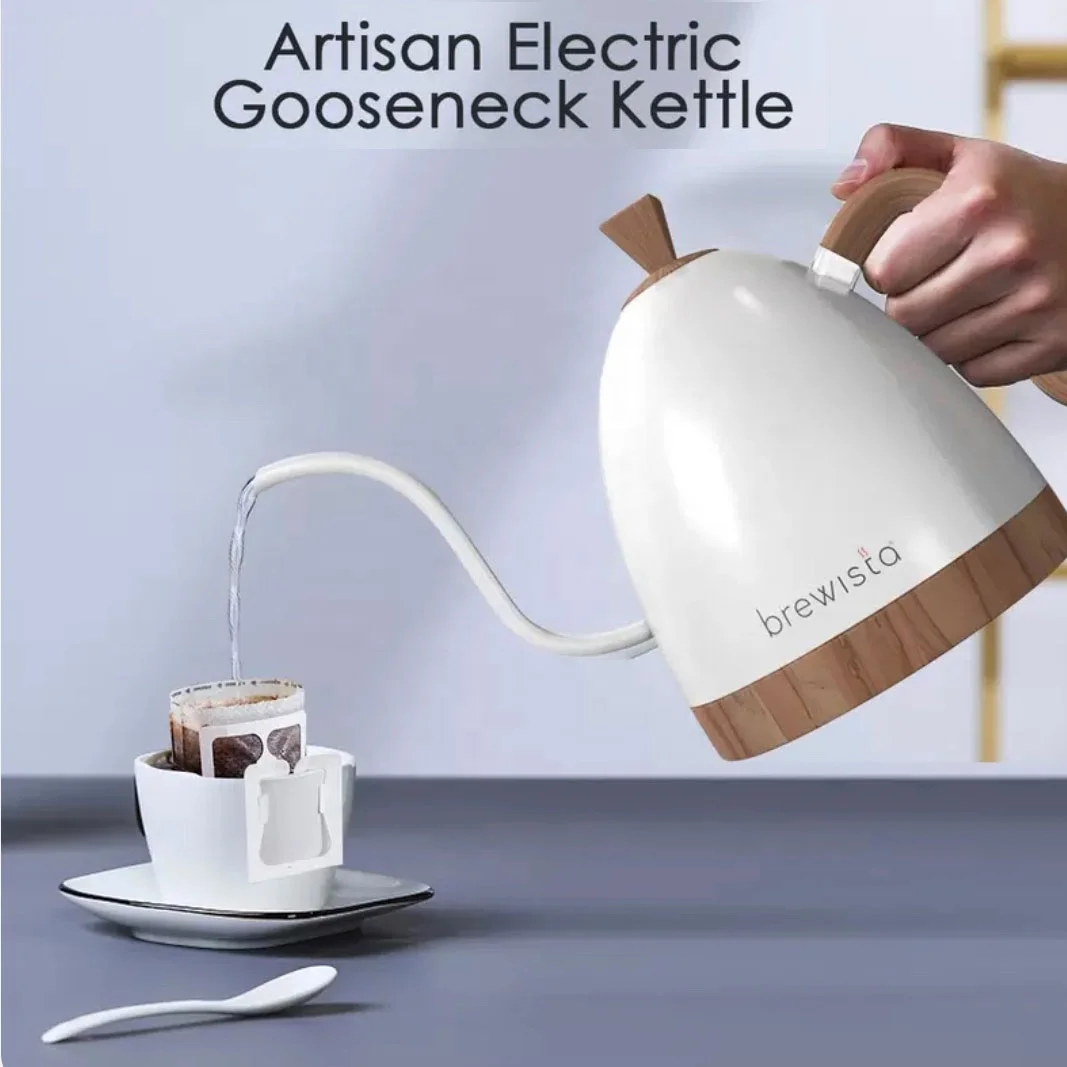 Brewista 600ml stainless steel gooseneck coffee maker with thermostat control espresso coffee maker electric kettle
Brewista 600ml stainless steel gooseneck coffee maker with thermostat control espresso coffee maker electric kettle