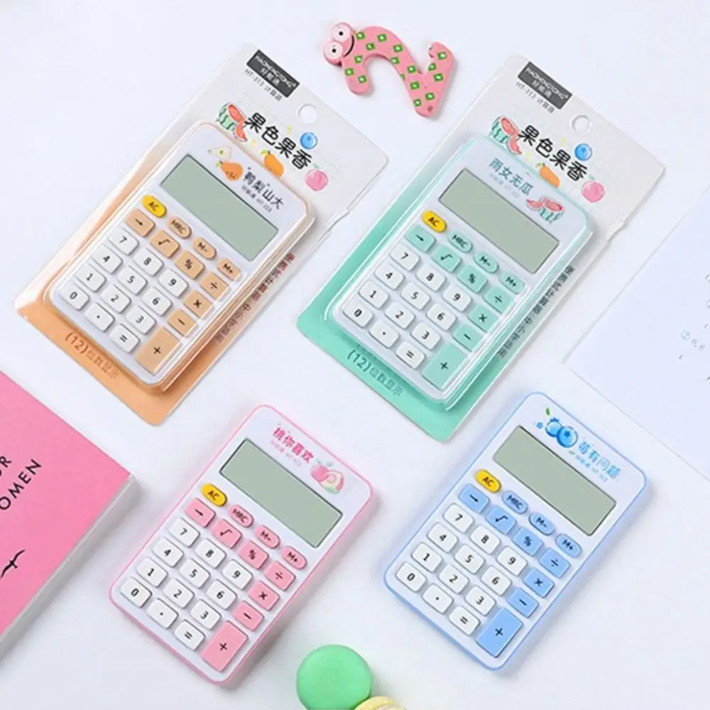 High Sensitivity Minimalist Mini Calculator 12-Digit Large LCD Display Student Calculator Student Stationery Portable
High Sensitivity Minimalist Mini Calculator 12-Digit Large LCD Display Student Calculator Student Stationery Portable