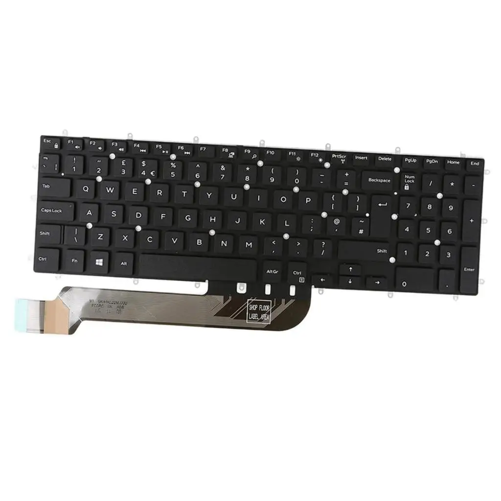 Black Laptop Replacement UK Layout Keyboard Plastic Non Backlit Computer Accessory for Inspiron 15 7566 7567 7577 7786
Black Laptop Replacement UK Layout Keyboard Plastic Non Backlit Computer Accessory for Inspiron 15 7566 7567 7577 7786