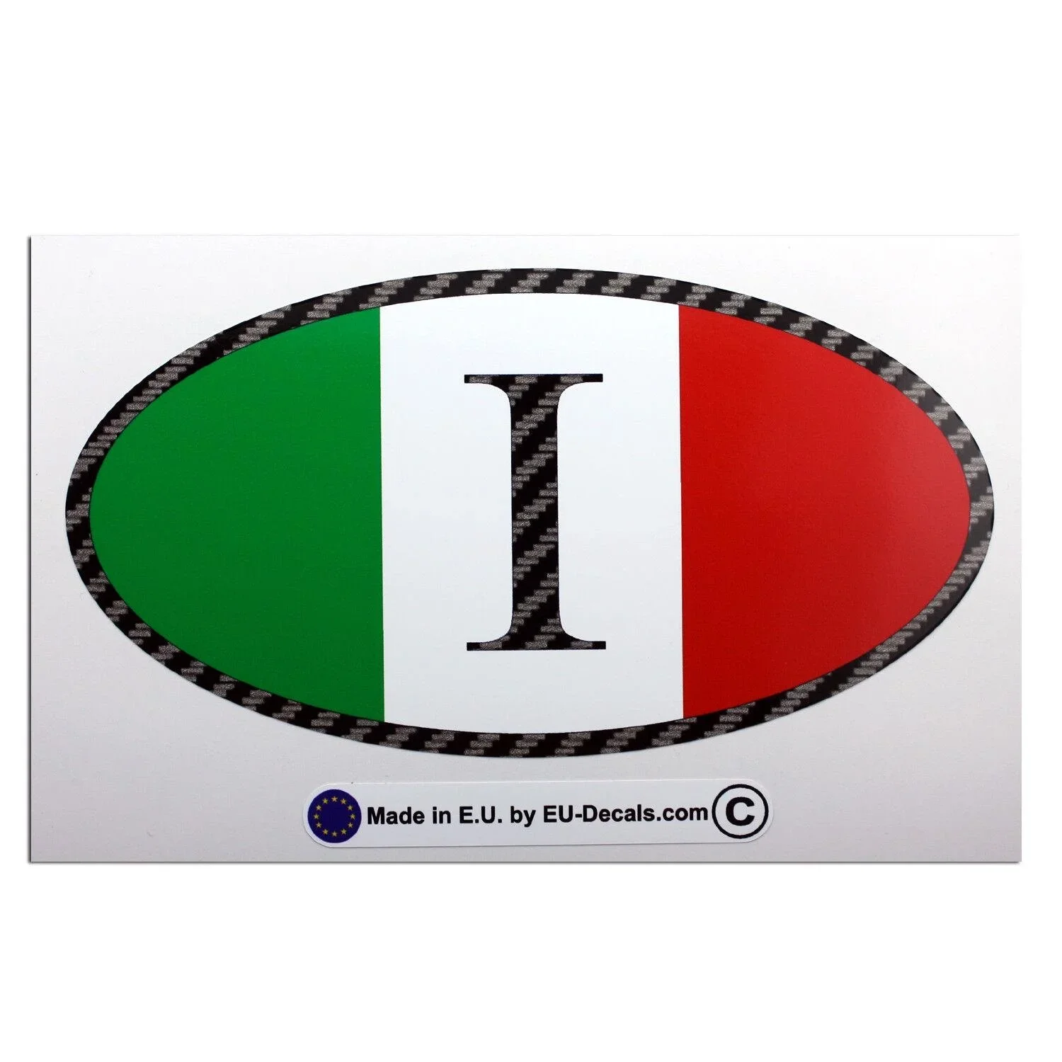 For Italian Italy I flag Carbon fiber back car country sign Laminated Decal Sticker
For Italian Italy I flag Carbon fiber back car country sign Laminated Decal Sticker