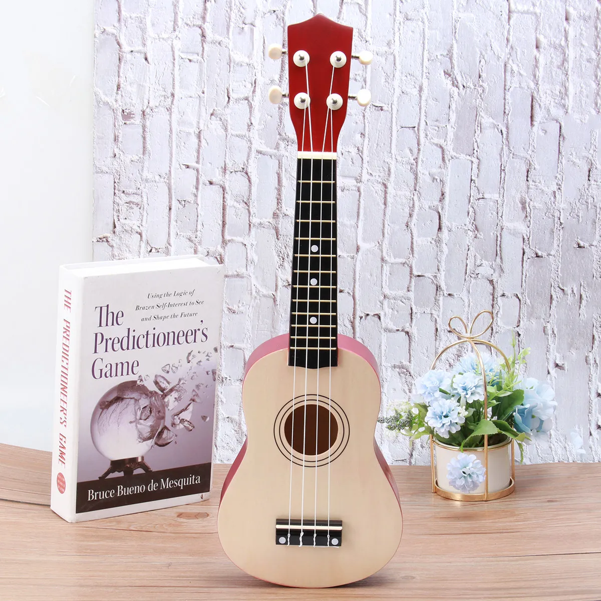 21 Inches Ukulele Guitar Simulated Design Educational Music Instrument for Kids Early Learning Vintage Style Acoustic Guitar
21 Inches Ukulele Guitar Simulated Design Educational Music Instrument for Kids Early Learning Vintage Style Acoustic Guitar