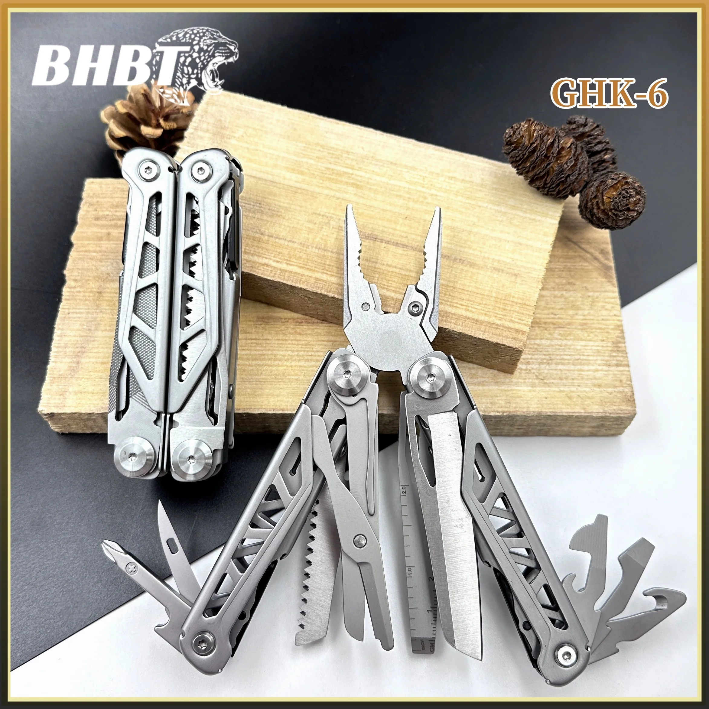 BHBT 6 Multi-Tool Pliers Folding Camping Tool Combination Scissors Portable Outdoor Emergency Camping Knives
BHBT 6 Multi-Tool Pliers Folding Camping Tool Combination Scissors Portable Outdoor Emergency Camping Knives