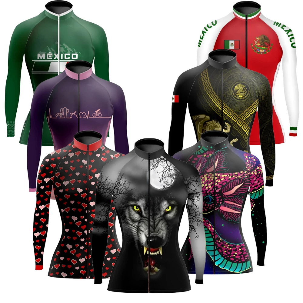 Весенне-осенний женский велосипедный трикотаж с длинным рукавом, дышащая велосипедная одежда, трикотаж для горного велосипеда MTB
Весенне-осенний женский велосипедный трикотаж с длинным рукавом, дышащая велосипедная одежда, трикотаж для горного велосипеда MTB