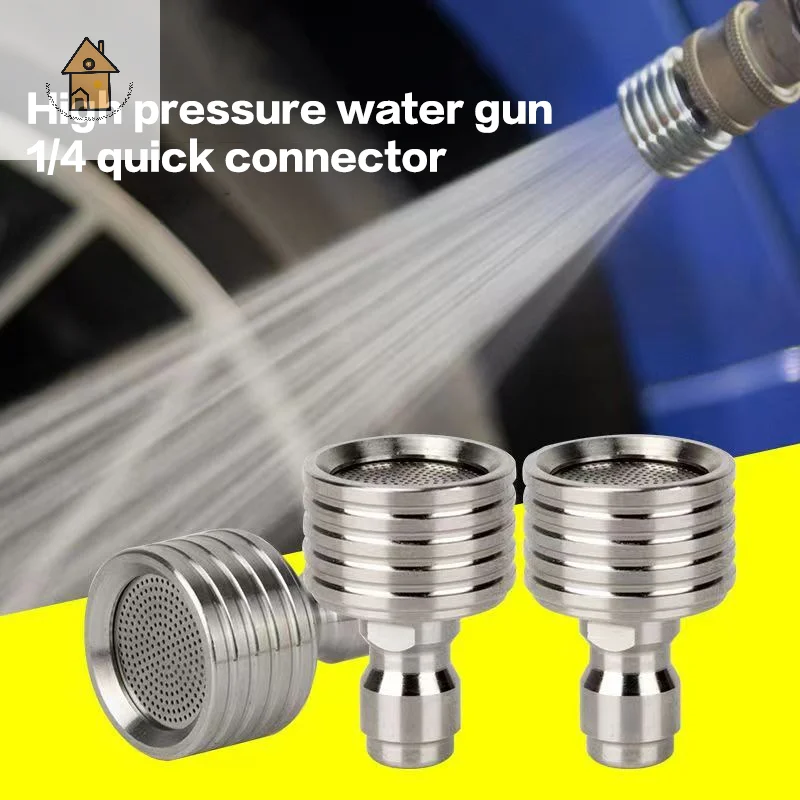 High Pressure Wash Water Gun Garden Watering Shower Tool Sprayer Nozzle Adaptor Stainless Steel
High Pressure Wash Water Gun Garden Watering Shower Tool Sprayer Nozzle Adaptor Stainless Steel