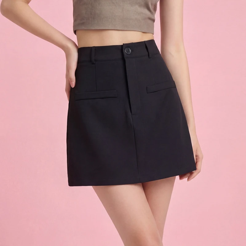 Office Lady Black Zippers A-Line Skirts Fashionable Slim High-Waist Skirts Woman 2026 Summer Vintage Button Mini Skirt Female
Office Lady Black Zippers A-Line Skirts Fashionable Slim High-Waist Skirts Woman 2026 Summer Vintage Button Mini Skirt Female