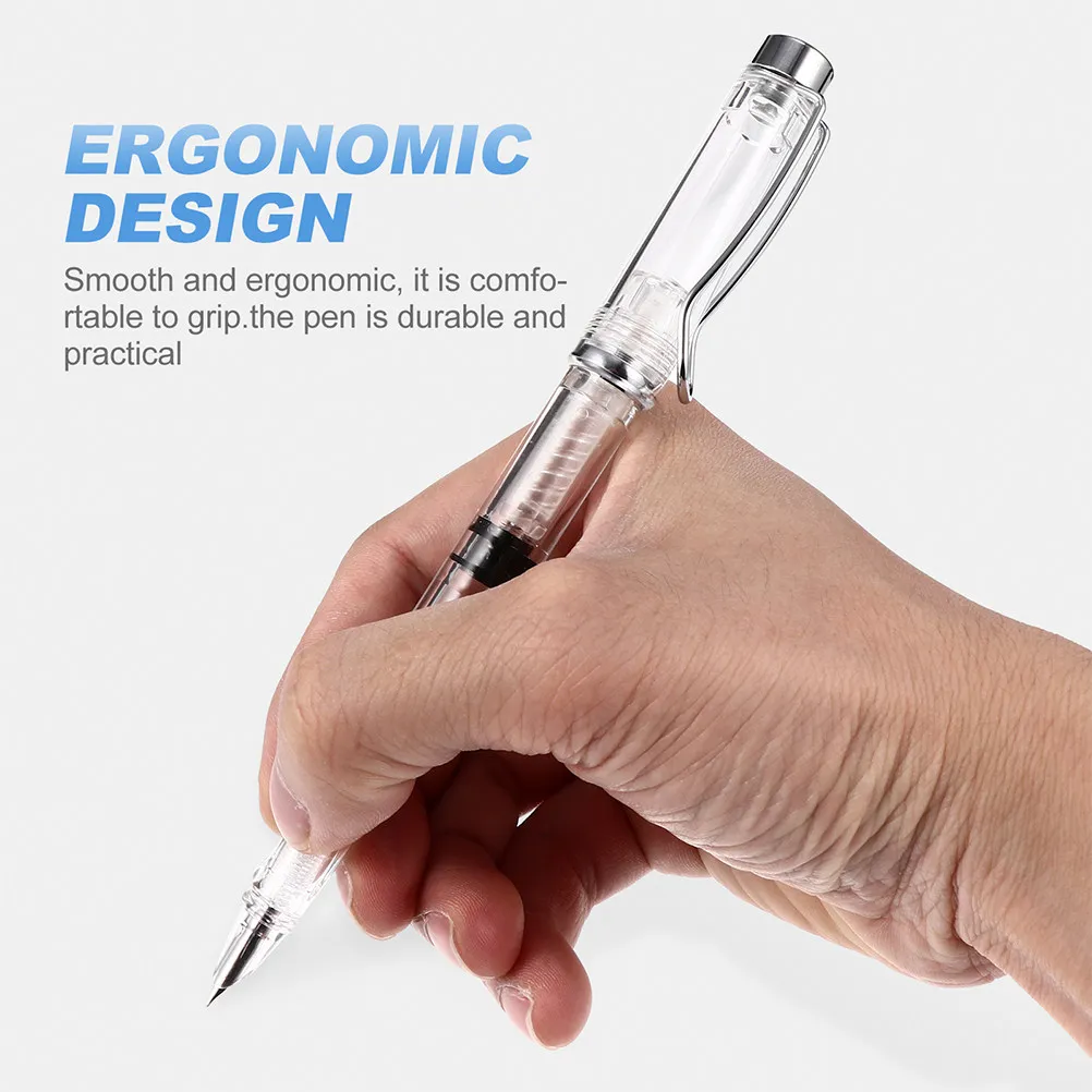 4Pcs Transparent Fountain Pen Ink Absorber Refillable Portable Writing Pen for Students Office Calligraphy Practice
4Pcs Transparent Fountain Pen Ink Absorber Refillable Portable Writing Pen for Students Office Calligraphy Practice