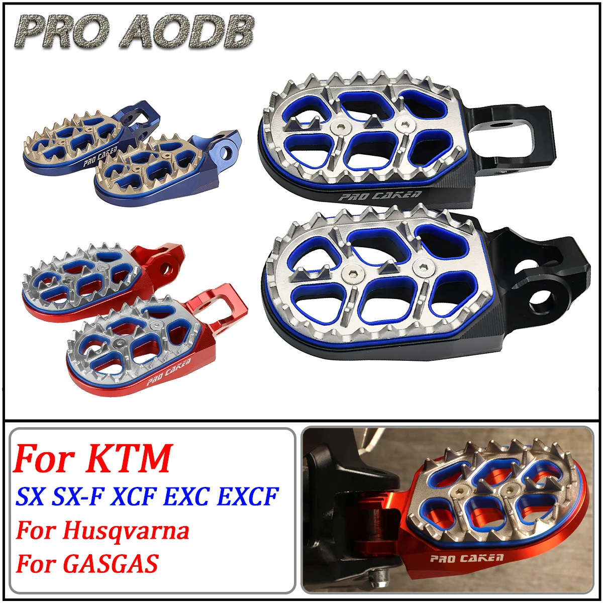 For Husqvarna 85 125 150 200 250 300 350-501 TC FC TE FE TX FX FS 2016-2023 Universal Parts Footpegs Rests Pedals Dirt Pit Bike
For Husqvarna 85 125 150 200 250 300 350-501 TC FC TE FE TX FX FS 2016-2023 Universal Parts Footpegs Rests Pedals Dirt Pit Bike
