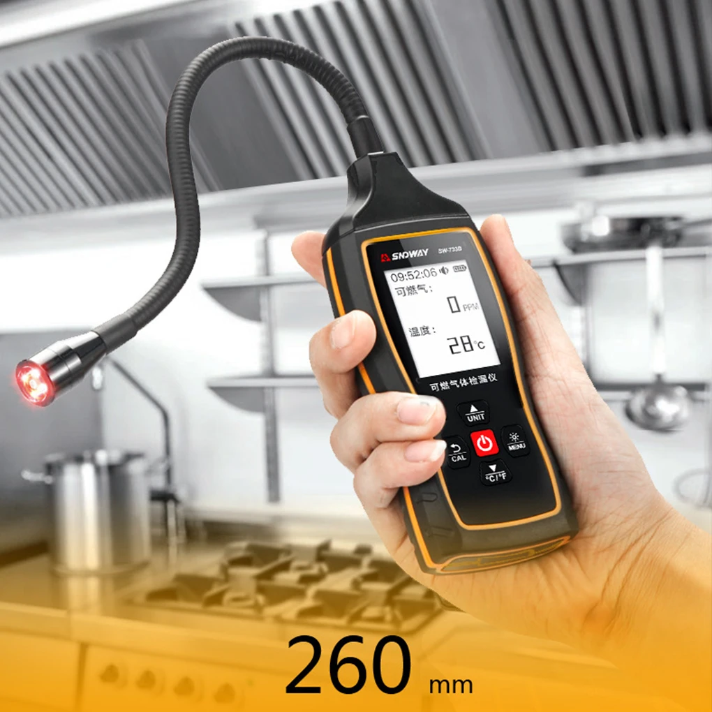 ABS Portable Leak Detection Detector For Accurate Analysis Comprehensive Analysis Leakage Detector SW-733A
ABS Portable Leak Detection Detector For Accurate Analysis Comprehensive Analysis Leakage Detector SW-733A