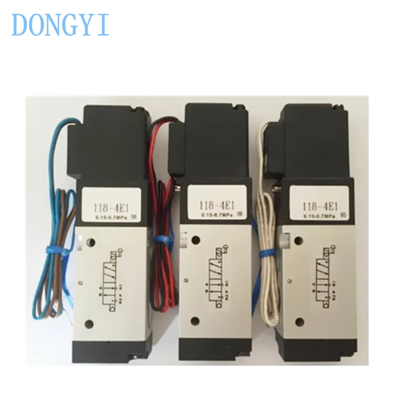 Solenoid Valve 118-4E1-P DC24V DC12V AC220V AC110V
Solenoid Valve 118-4E1-P DC24V DC12V AC220V AC110V