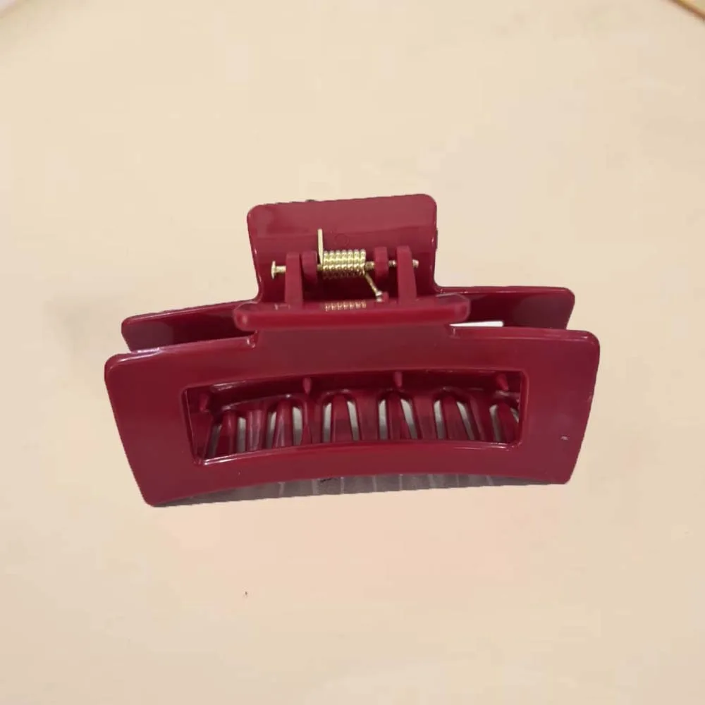 Safe Silicone Shark Clip Korean Style Square Straight Line Shaped Hair Claw Hairgrips Creative Solid Color Shark Clip School
Safe Silicone Shark Clip Korean Style Square Straight Line Shaped Hair Claw Hairgrips Creative Solid Color Shark Clip School