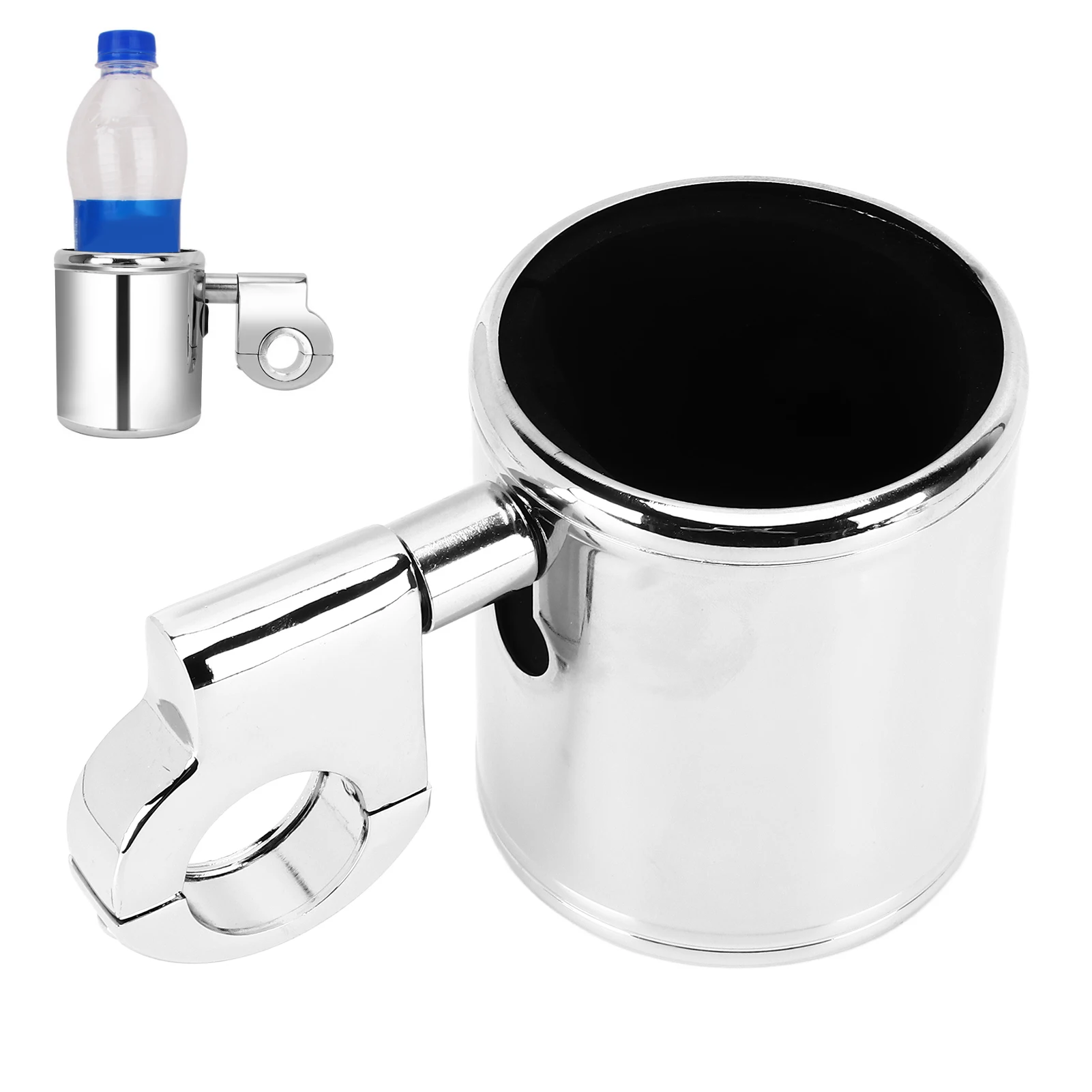Handlebar Cup Holder Motorcycle Cup Holder Motorcycle Handlebar Cup Holder Chrome Adjustable Universal for ATV 22‑32mm Handle
Handlebar Cup Holder Motorcycle Cup Holder Motorcycle Handlebar Cup Holder Chrome Adjustable Universal for ATV 22‑32mm Handle