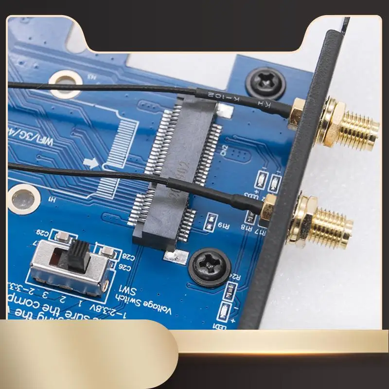 Модуль Wi-Fi Mini PCI-E Express к адаптеру PCI-E 1X Плата разработки 3G/4G к PCI-E 2 антенны-N36R
Модуль Wi-Fi Mini PCI-E Express к адаптеру PCI-E 1X Плата разработки 3G/4G к PCI-E 2 антенны-N36R