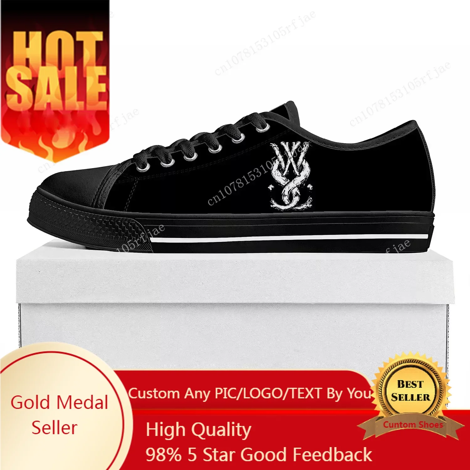 While She Sleeps Band Metalcore Low Top Quality Sneakers Mens Womens Teenager Couple Canvas Sneaker Shoes Black Custom Shoe
While She Sleeps Band Metalcore Low Top Quality Sneakers Mens Womens Teenager Couple Canvas Sneaker Shoes Black Custom Shoe
