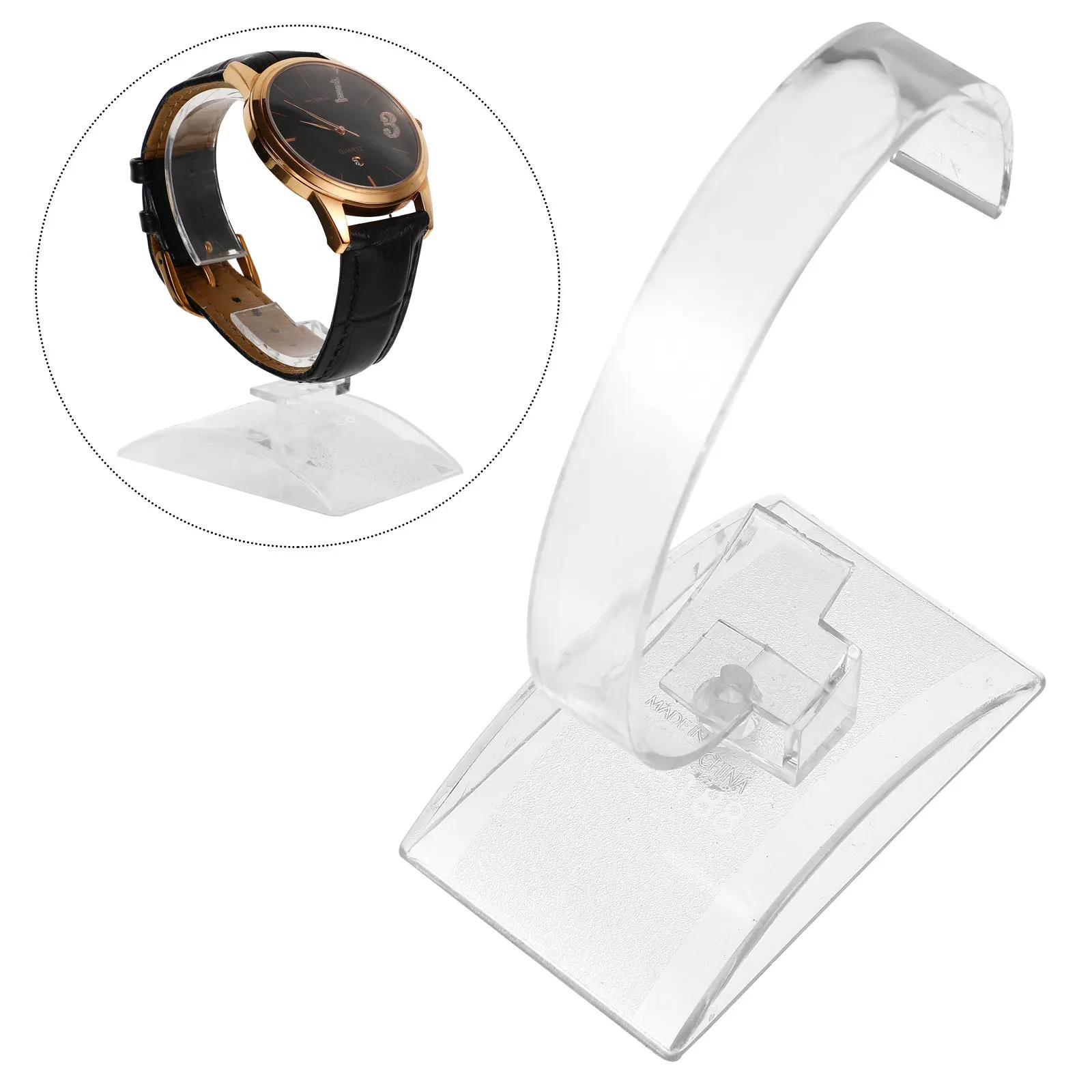 6Pcs Acrylic Watch Display Stand Bracelet Holder Modern Minimalist Watch Rack for Home Office Store Protection
6Pcs Acrylic Watch Display Stand Bracelet Holder Modern Minimalist Watch Rack for Home Office Store Protection