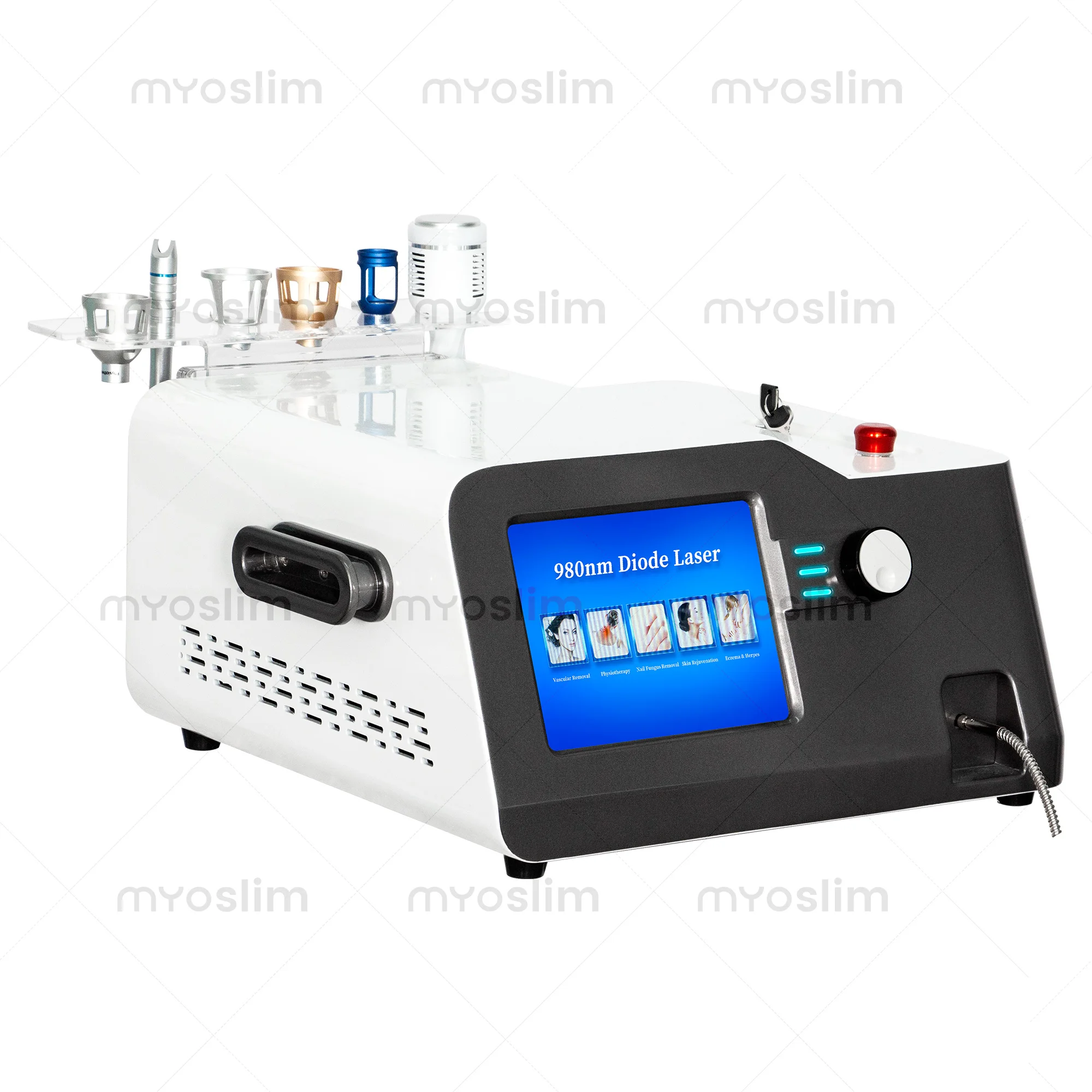 New 980NM 5 In 1 Diode Varice Curing Machine Multifunctional Beauty Spider Veins Nail Fungus Removal Device Red Blood Removal
New 980NM 5 In 1 Diode Varice Curing Machine Multifunctional Beauty Spider Veins Nail Fungus Removal Device Red Blood Removal