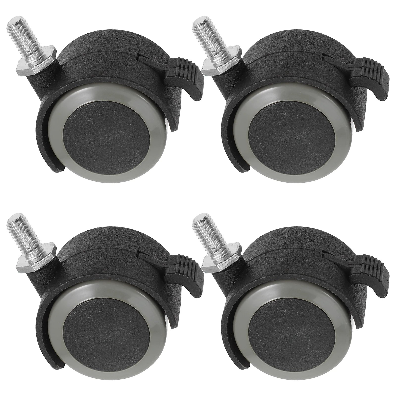 4pcs 15mm Thread Swivel Casters Heavy Duty Chair Wheels for Office Desk Replacement 132lbs Capacity Silent Rotation
4pcs 15mm Thread Swivel Casters Heavy Duty Chair Wheels for Office Desk Replacement 132lbs Capacity Silent Rotation