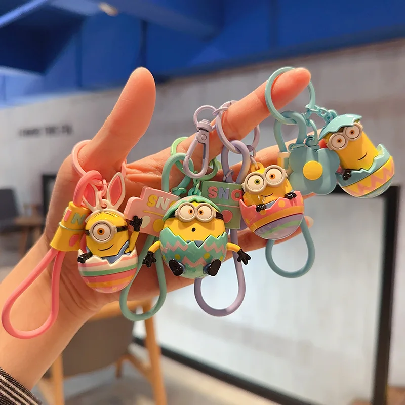 Minions Despicable Me Kevin Dave Bob Keychain Creative Boys and Girls Easter Egg Toy High Color Value School Bag Car Pendant
Minions Despicable Me Kevin Dave Bob Keychain Creative Boys and Girls Easter Egg Toy High Color Value School Bag Car Pendant