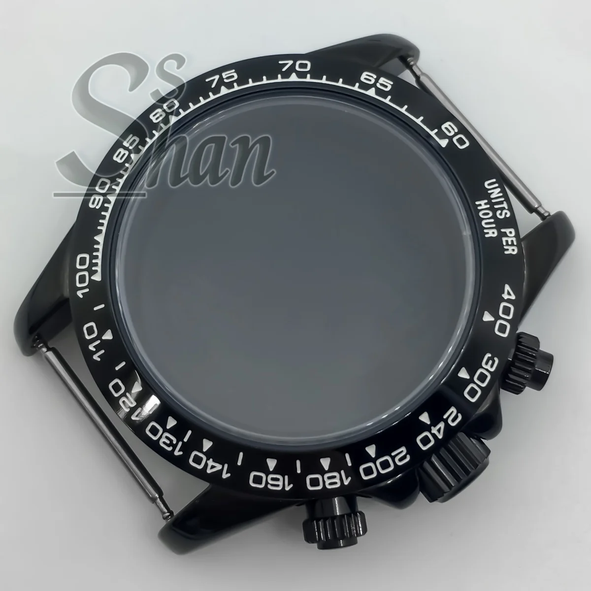 39mm VK63 stainless steel case with sapphire glass fixed bezel is suitable for VK64 and VK63 quartz movement watch accessories.
39mm VK63 stainless steel case with sapphire glass fixed bezel is suitable for VK64 and VK63 quartz movement watch accessories.