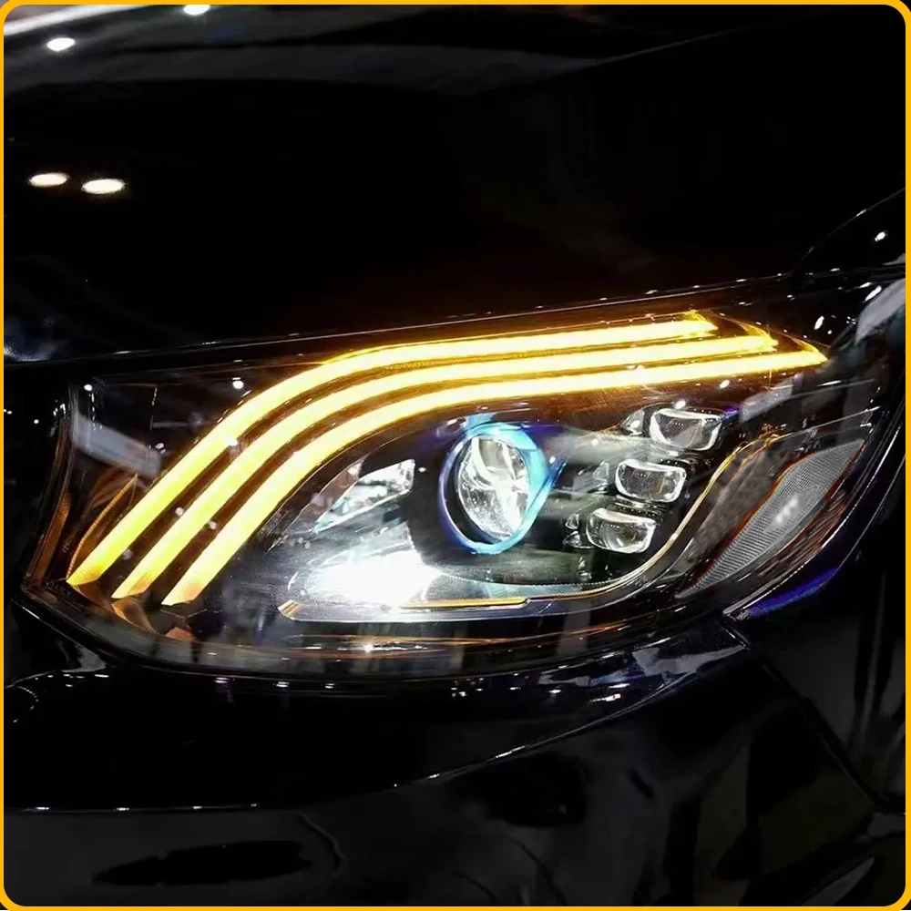 For Benz Sprinter W907 2018-2023 Upgrade Maybach Style For EU Version Auto LED Projector Lens Headlights Assembly Plug and Play
For Benz Sprinter W907 2018-2023 Upgrade Maybach Style For EU Version Auto LED Projector Lens Headlights Assembly Plug and Play