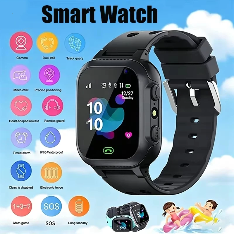 Kids Smart Watch 4G GPS Location Video Call SOS with Sim Card Camera Waterproof Upgrade Watch for Boys And Girls 2026 New
Kids Smart Watch 4G GPS Location Video Call SOS with Sim Card Camera Waterproof Upgrade Watch for Boys And Girls 2026 New