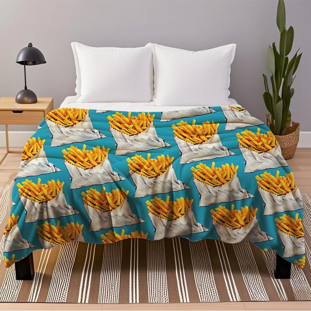 All Season Flannel Blanket French Fries Pattern Fashionable and simple Pattern quilt throw breathable non fading resistant
All Season Flannel Blanket French Fries Pattern Fashionable and simple Pattern quilt throw breathable non fading resistant