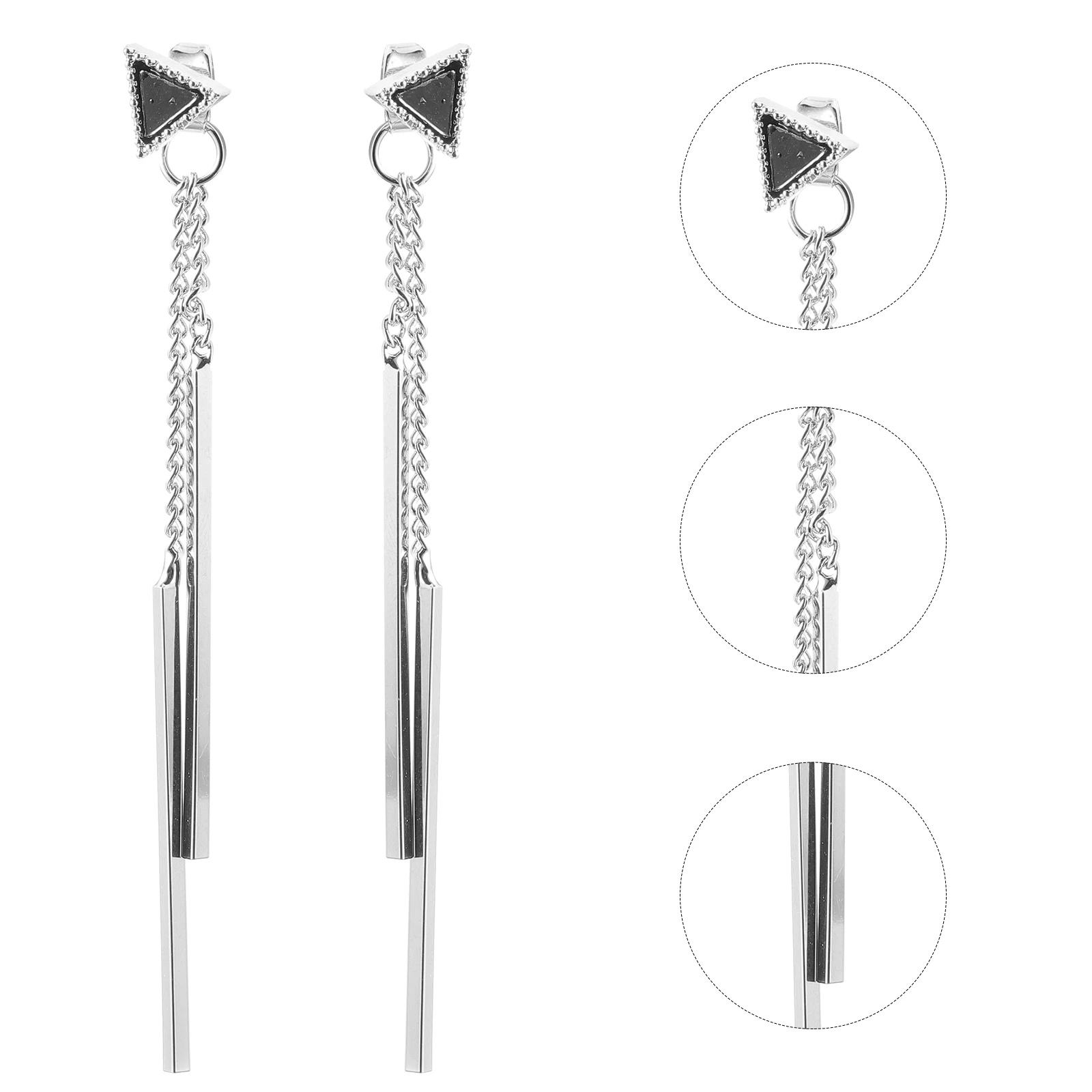 1 Pair Long Dangling Women Triangle Tassel Drop Elegant Statement Costume Jewelry Sparkly Party Anniversary Valentine Gift
1 Pair Long Dangling Women Triangle Tassel Drop Elegant Statement Costume Jewelry Sparkly Party Anniversary Valentine Gift