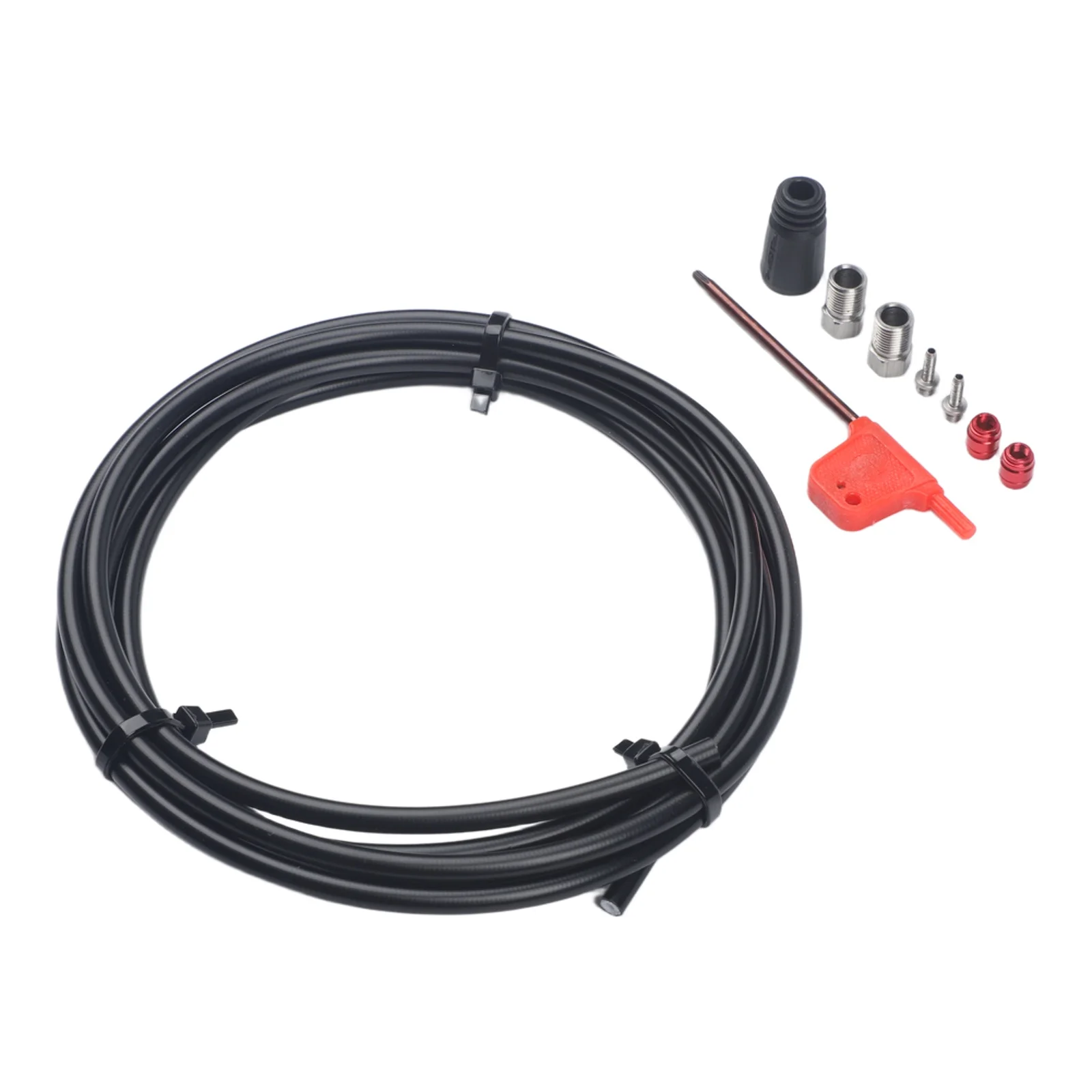 200CM Hydraulic Disc Brake Hose Kit Compatible with For RED AXS and For FORCE AXS Olive Inserts and Installation Wrench
200CM Hydraulic Disc Brake Hose Kit Compatible with For RED AXS and For FORCE AXS Olive Inserts and Installation Wrench