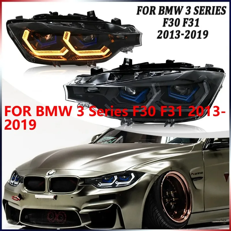 1 пара светодиодных фар для BMW 3 серии F30 F31 2013-2019, последовательная фара DRL в сборе 
1 пара светодиодных фар для BMW 3 серии F30 F31 2013-2019, последовательная фара DRL в сборе