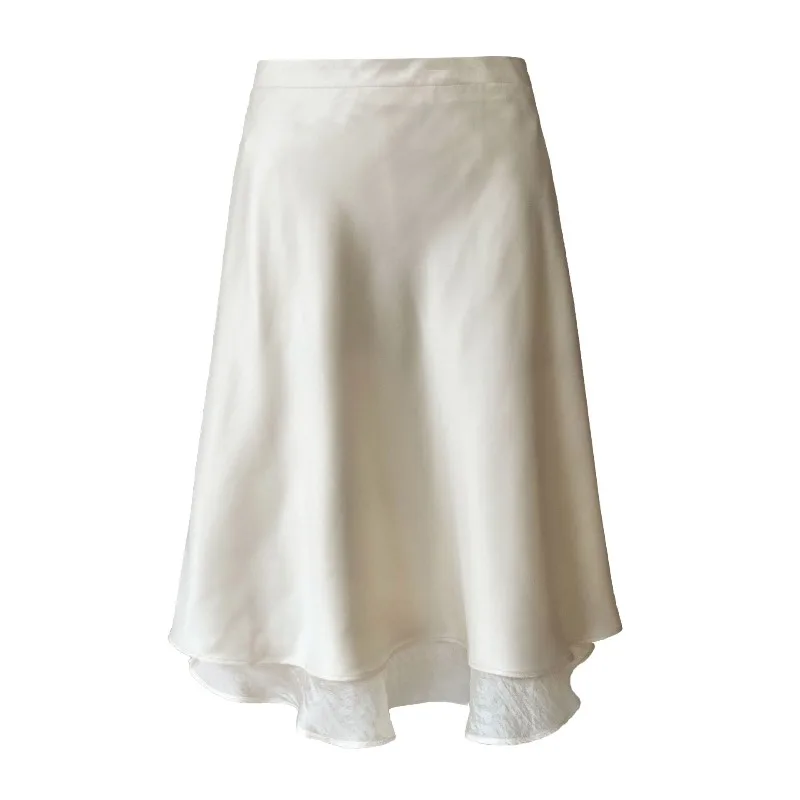 Korean splicing skirt women's 2026 early spring a-character skirt
Korean splicing skirt women's 2026 early spring a-character skirt