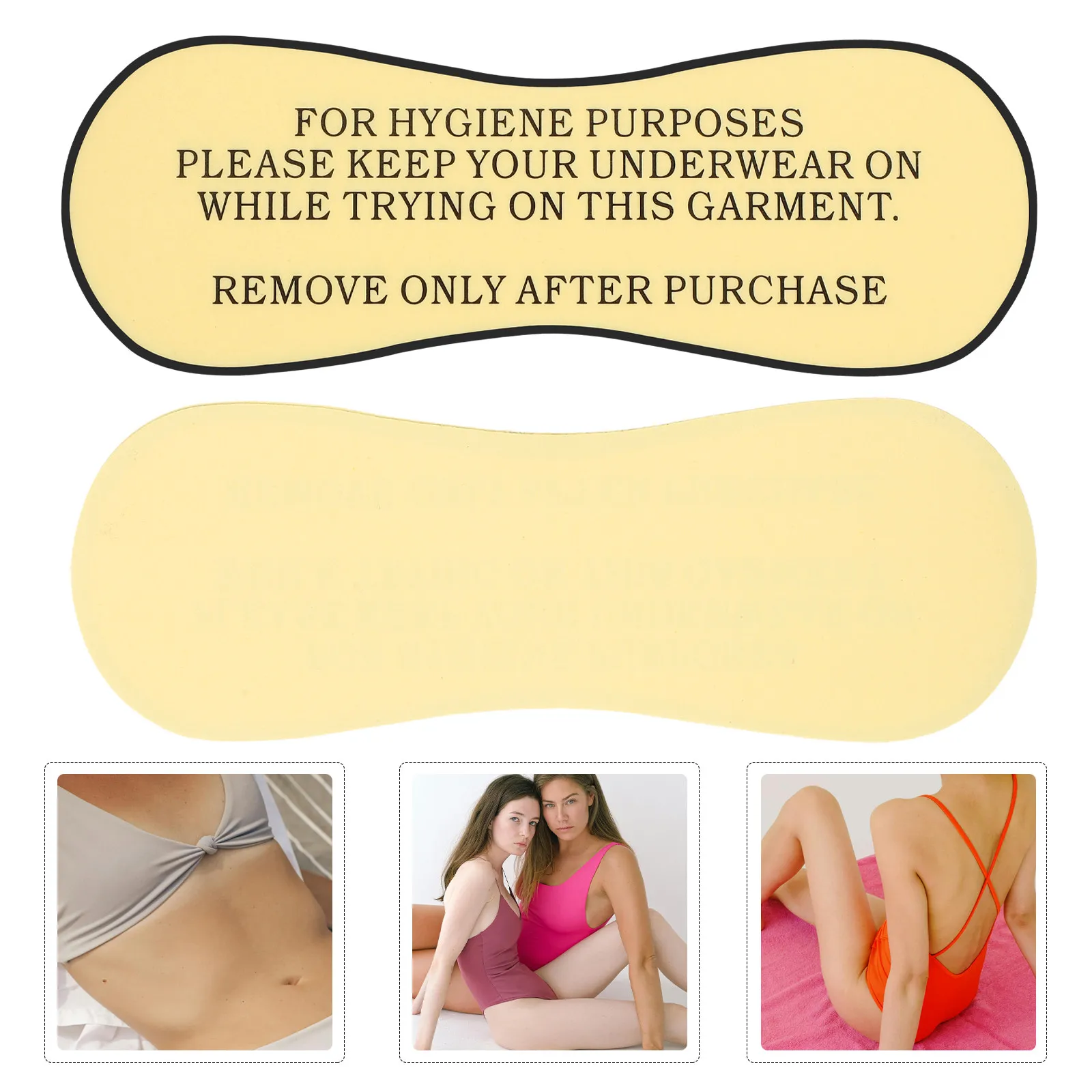 100Pcs Swimsuit Protective Liners Adhesive Fitting Stickers for Lingerie Swimwear Try-on Privacy Barrier Lightweight Compact
100Pcs Swimsuit Protective Liners Adhesive Fitting Stickers for Lingerie Swimwear Try-on Privacy Barrier Lightweight Compact