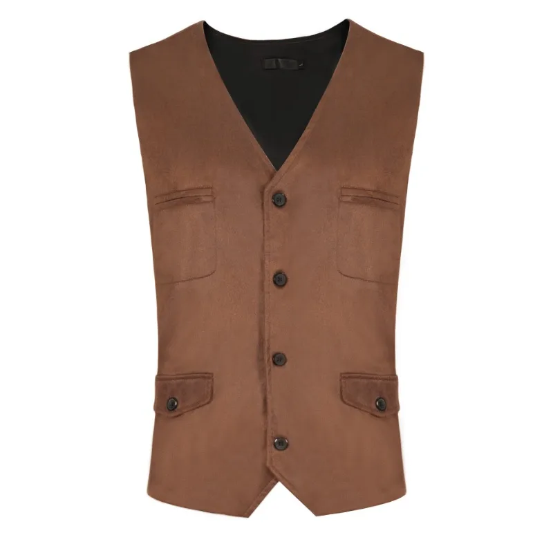 Medieval Spring and Summer V-neck Casual Versatile Single-breasted Outer Decorative Coat Vest Vest
Medieval Spring and Summer V-neck Casual Versatile Single-breasted Outer Decorative Coat Vest Vest