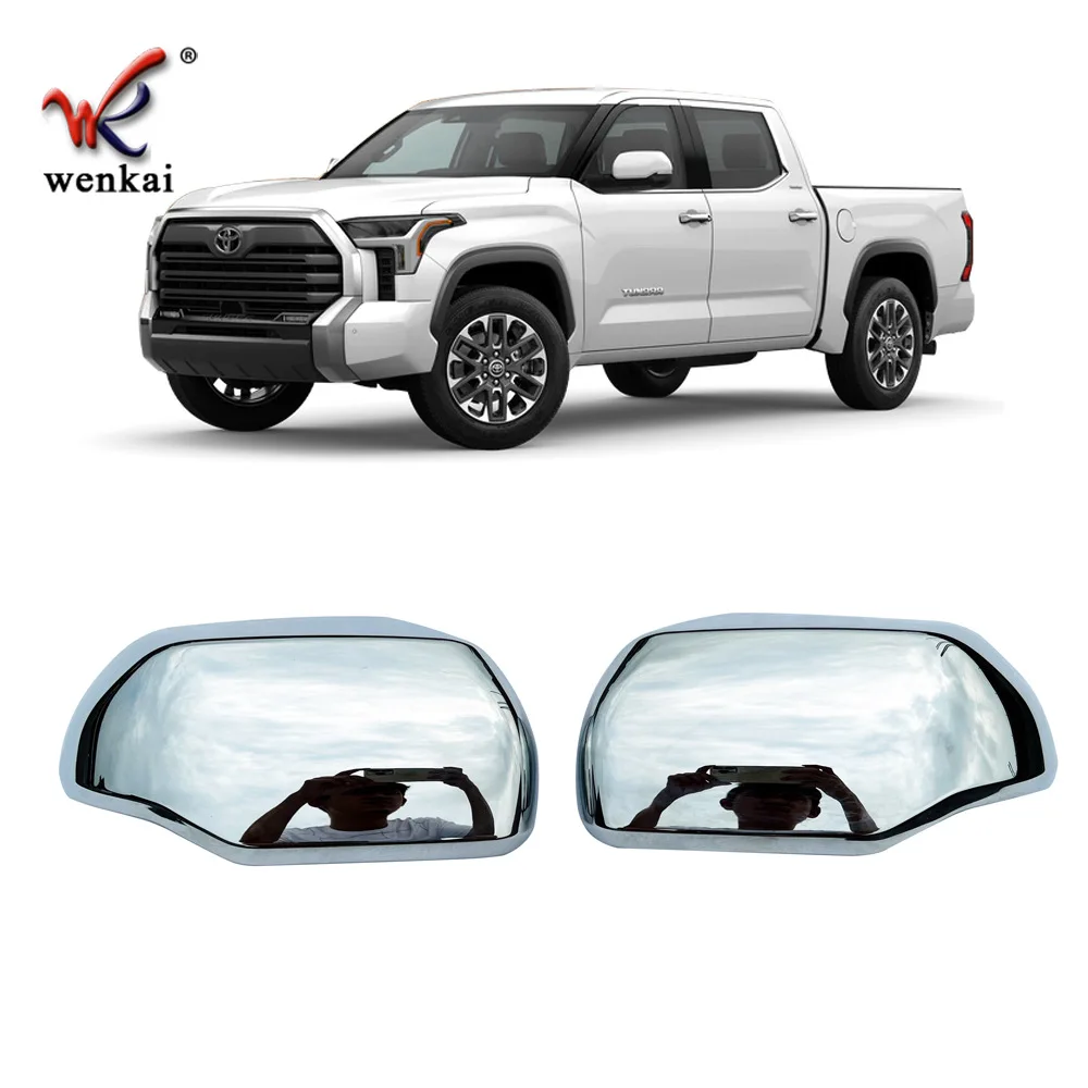 Chrome Rearview Mirror Cover Side Door Mirror Cap Trim Protector for Toyota -Tundra 2022
Chrome Rearview Mirror Cover Side Door Mirror Cap Trim Protector for Toyota -Tundra 2022