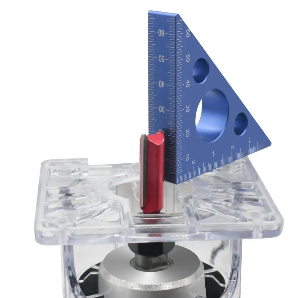 Aluminum Right Angle Ruler Imperial Scales Metric Scales Triangle Ruler Precision Measuring Tool Thickened Height Ruler
Aluminum Right Angle Ruler Imperial Scales Metric Scales Triangle Ruler Precision Measuring Tool Thickened Height Ruler