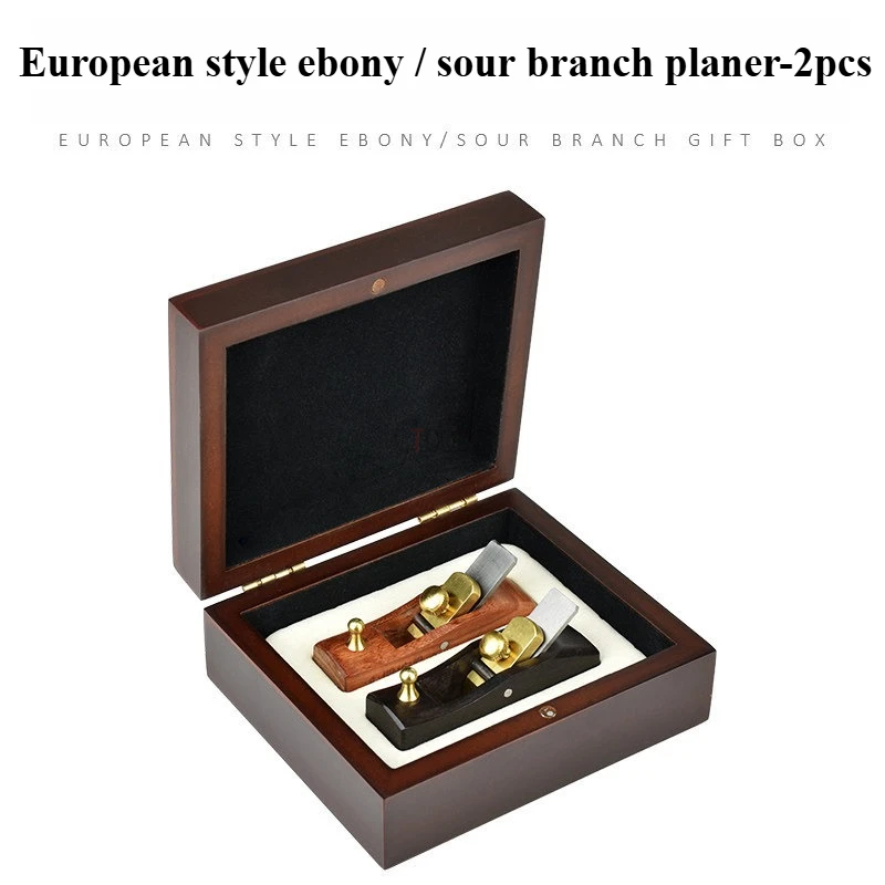 Japanese / European Style Ebony Wood Hand Plane Gift Set Box Mini DIY Woodworking Planer Tools for Wood Carving Shaping Trimming
Japanese / European Style Ebony Wood Hand Plane Gift Set Box Mini DIY Woodworking Planer Tools for Wood Carving Shaping Trimming