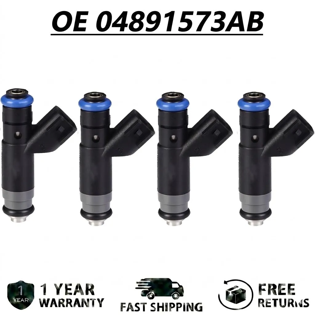 4x Fuel Injectors fits 04-06 Dodge Stratus Chrysler Sebring 04891573AB
4x Fuel Injectors fits 04-06 Dodge Stratus Chrysler Sebring 04891573AB
